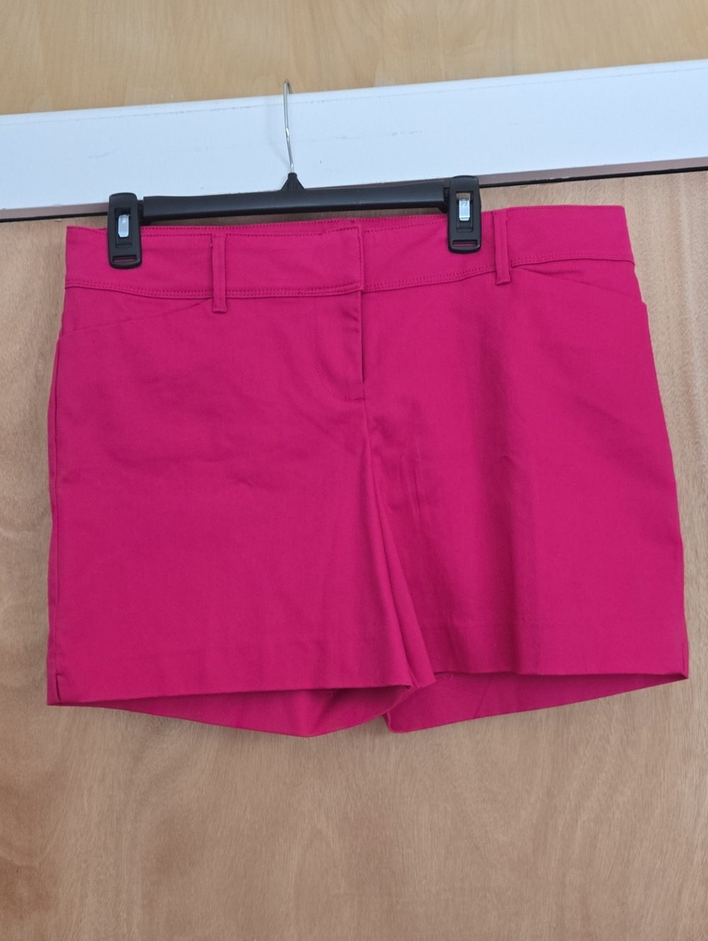 The Limited Hot Pink High-Rise Cotton Blend Shorts